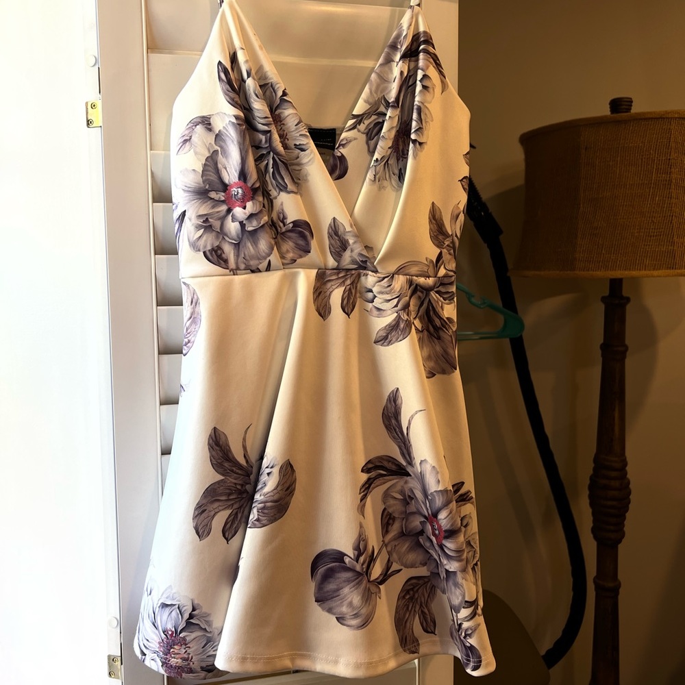 Mini dress with shorts underneath